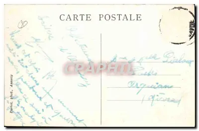 Annecy — O Ponte dos Amores — Sítios pitorescos da Saboia, n°9 — Verso