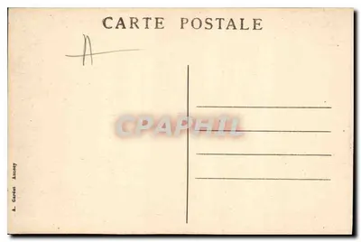 Jezioro Annecy — Statek «La France» powracający z końca jeziora — A. Gardet, n° 456 — Rewers