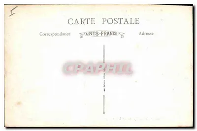 Massief van de Mont-Blanc — De grote Jorasses, Charmoz, Republiekspiek — uitgever Unis-France, n° 187 — Achterkant