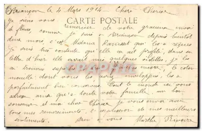 Briançon — Vista geral — Cidade mais elevada da Europa — V. Gendreau, editor (n° 163) — Verso