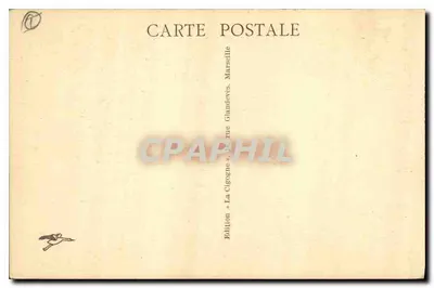 Cours Mirabeau. Velha porta com cariatides — Aix-en-Provence — Edição La Cigogne, Marselha — Verso
