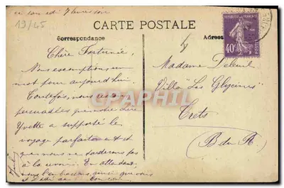 Dintorni di Aix-en-Provence — Il Pont des Trois Sautets — Collezione C. Martin & Aix — Verso