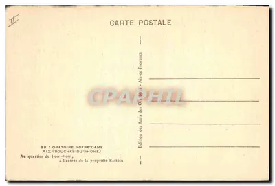 Oratório Nossa Senhora — Aix-en-Provence — Edição dos Amigos dos Oratórios — Verso