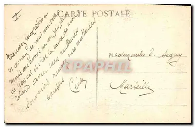 Arredores de Aix-en-Provence — O Ponte dos Três Sautets — Coleção C. Martinet - Aix — Verso