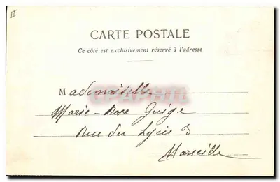 Gorges van de Arc — Onder de Aix-en-Provence — C. Martinet, uitgever — Achterkant