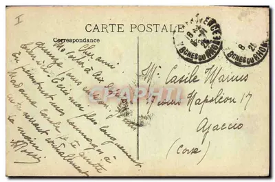Aix-en-Provence — Viaduto da Linha Ferroviária de Aix a Marselha — editor não visível — Verso