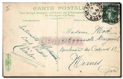 Entornos de Aix — Los bordes del Arc — Editor no identificado, n° 2620 — Reverso