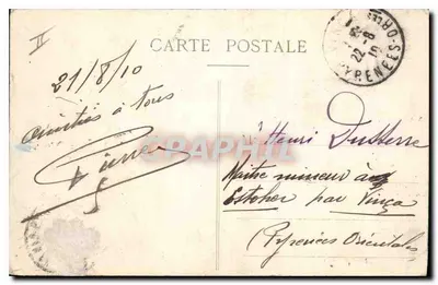 Aix-en-Provence — I bordi dell'Arc. Il Ponte della Caille — Coll. Jaussaud Aix — Verso