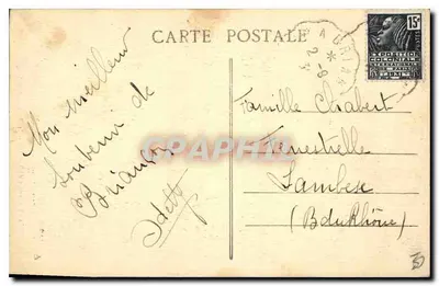 Rota do Lautaret e a Meije (3987 m.) — Os Alpes — Mile Jourbert, editor, Gap, n° 149 — Verso