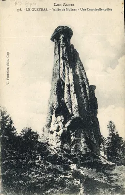Le Queyras - Vallée de Molines - Une Demoiselle coiffée — V. Fournier, Gap, n°798