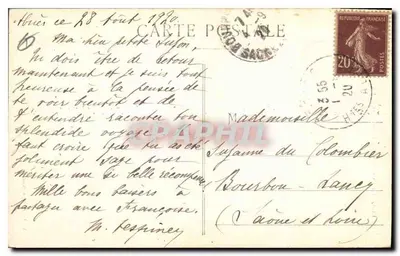 Le Queyras — Vallée de Molines — Une Demoiselle coiffée — Éditeur : LSE ALPES, n° 798 — Verso