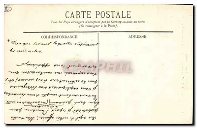 Embrun (870m) — Portal de la Catedral (siglo XII) — V. Pournier editor (1907) — Reverso