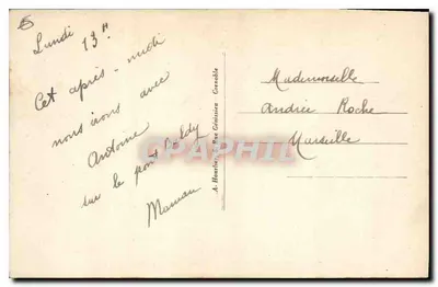 BRIANÇON - Most Baldy nad Cerveyrette — wydawca A. Hourlier, Rue Génissien, Grenoble, nr 8321.I — Rewers