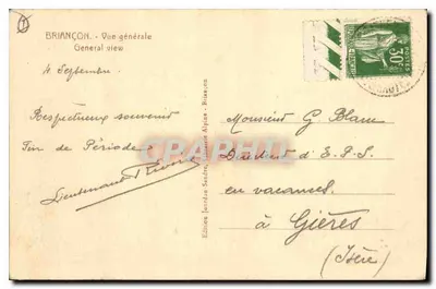 Briançon — Ogólny widok — Wydawnictwo Alpines — Rewers