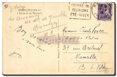 Briancón — Katedra i Zamek — Wydawnictwo V. Francouy — Rewers