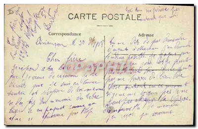 Briançon — Cidade mais alta da Europa (alt. 1.321 m.) — Laurand, Série n° 486 — Verso