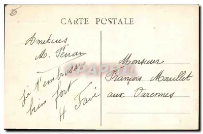 BRIANÇON (1321 m.) e i suoi Forti — Le Alpi — editore A. 1591 — Verso