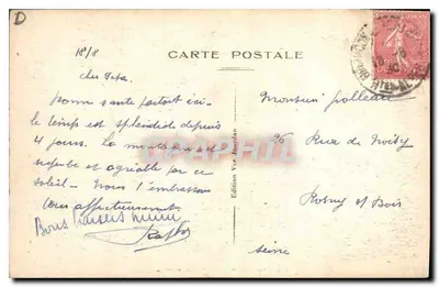 Briannon (Alt. 1327 m.) — Katedra i Zamek — Wydawnictwo Vve. Jourdan — Rewers