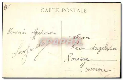 Valle de Molines — Una Señorita con Sombrero — Le Queyras, Alpes — Reverso