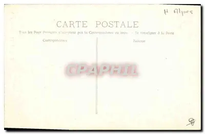 Gap - La Cathédrale — Stara pocztówka n°4110 — Rewers