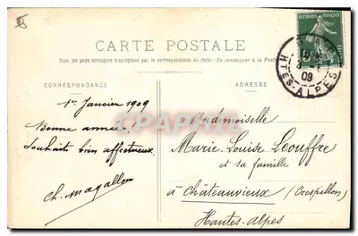 GAP - Katedra — J. Payan, Grand Bazar Marseillais, wyd. nr 273 — Rewers
