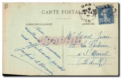GAP — Spadzista Charance — H. Gache, wyd. Gap - 207 — Rewers