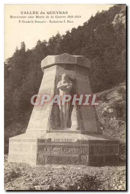 Vale do Queyras — Monumento aos Mortos da Guerra 1914-1918 — P. Gondard, Escultor - Exclusividade F. Duce