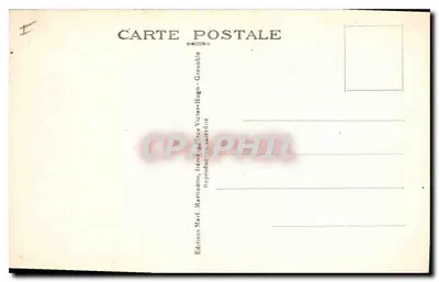 Przełęcz Lautaret (2073 m) — widok alpejski z chaletami — Éditions Victor-Hugo, Grenoble — Rewers