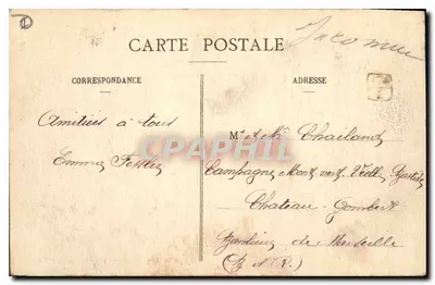BRIANÇON (1327m) en de Ketting van Pelvoux — Imp. pap. Chautard, Briançon — Achterkant