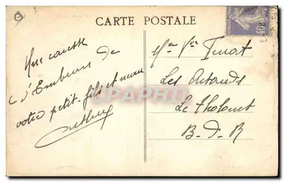Embrun (870 m) — Ogólny widok ; w tle, góra Orres i Wielki Morgon — Fot. Bonhert & Magon — Rewers