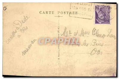 Embrun — Vista do Roc — editor A. Royalty, Livraria Embrun (H.-A.) — Verso