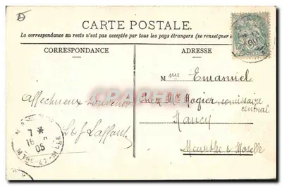Embrun — Porche katedry (XIII wiek) — wydawca Lambert, Gap, n° 1542 — Rewers