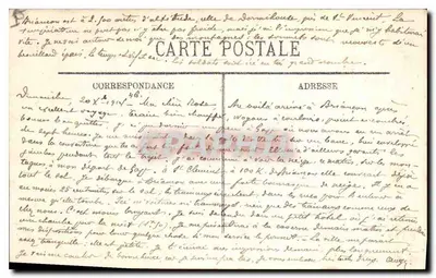 Briançon — Vista Geral — LL Selecta — Verso