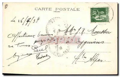 Le Queyrau — Vallée de Molines — Une Demoiselle coiffée — Verso