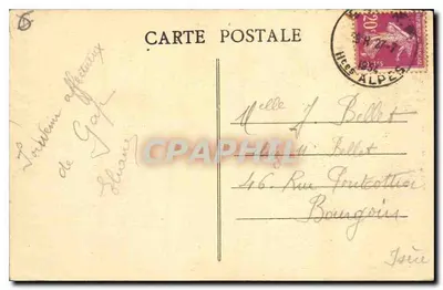 GAP — Vista geral e o Massif de Charance — Milla Zaubert, editora, Gap, n° 520 — Verso