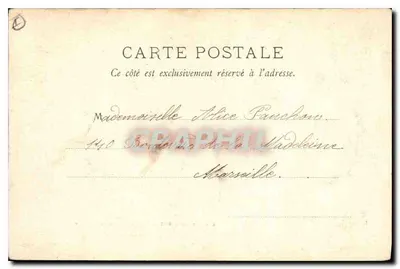 Col do Lantarat (2025 metros) e Glacier da Homme — Papeteries des Alpes, Éd. H. Robert, Grenoble — Verso