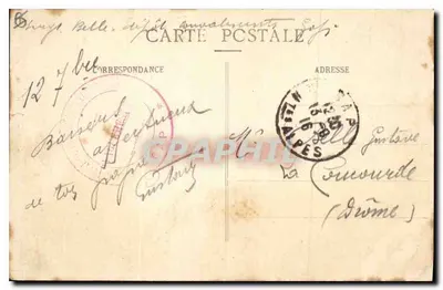Góra La Rochette — Hautes-Alpes — J. Payan, Bazar, Gap - E.P. — nr 438 — Rewers