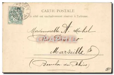 Briancón — O Ponte d'Alsfeld — Papelaria das Alpes Eug. Robert, Grenoble — Verso