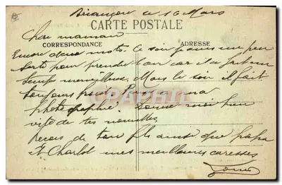 Briançon — As Alpes Pittorescas — Louis Bonnen editor — Gap — Verso