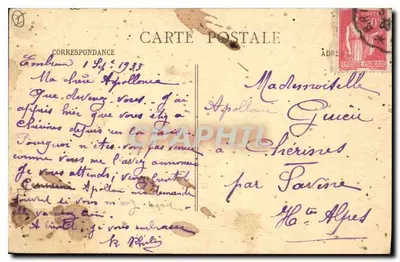 Chalet Hotel d'Ailefroide (1505 m.) — Las Alpes — Mont des Bœufs Rouges (3200 m.) — Mille Jochset, Editor, n° 1046 — Reverso