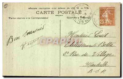Embrun — Torre Marrom e a Caserne de la Harpe — Louis Bouhet, editor - Gap — Verso