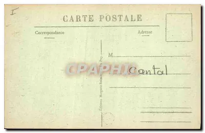 Zamek Saillant — blisko St-Flour (Cantal) — (XVI wiek) — Wydawnictwo Margerit Brémont, La Pry — Rewers