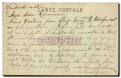 Montanhas do Cantal — Puy Mary — A Auvergne Pittoresca — Verso