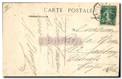 Cantal — 1296. Vacherie no Puy-Mary — Germain Malroux, Civette, Aubrac, Aurillac — Verso