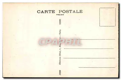 Castillo de Tournoeil — Habitación de la Señora del Castillo — Auvergne — Editor Ideal, n°12 — Reverso