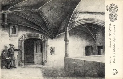 Porta da Castanha — Castelo de La Chauffelle, segundo Tournoeil — Auvergne, editor B.D. La Foge