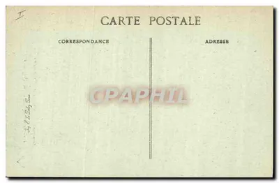 Porta da Castanha — Castelo de La Chauffelle, segundo Tournoeil — Auvergne, editor B.D. La Foge — Verso