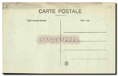 Castelo de TOURNOEL — Escada Renascentista — Bilhete postal antigo n°63 — Verso