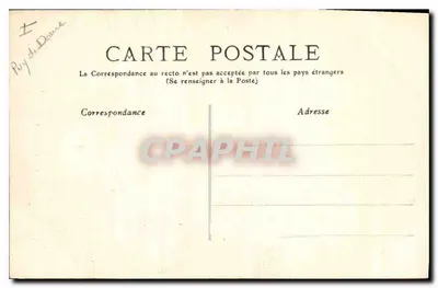 Torre do Grand Escalier d'Honneur — Tournœl — L'Auvergne, editor M.T. n°226 — Verso