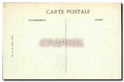 Castelo de Tournoël — Ruínas do castelo em 1829 — Auvergne, editor não identificado — Verso